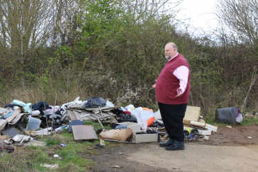 It seems the blight of Fly-tipping is not taken seriously by our current leader.